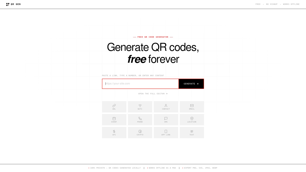 QR Gen App